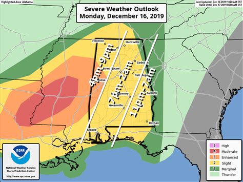 Alabama Tornado Path Map