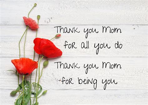 11x8517x11 Thankyou Mom Floral Print Digital Wall Art Etsy