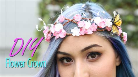 Diy Flower Crown Youtube