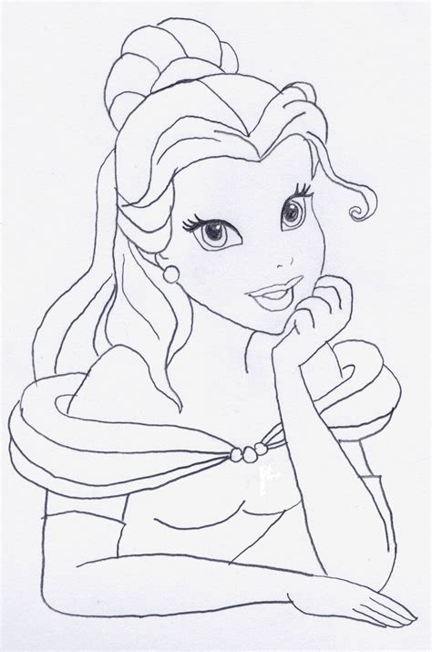 Disney Princess Princess Outline Disney