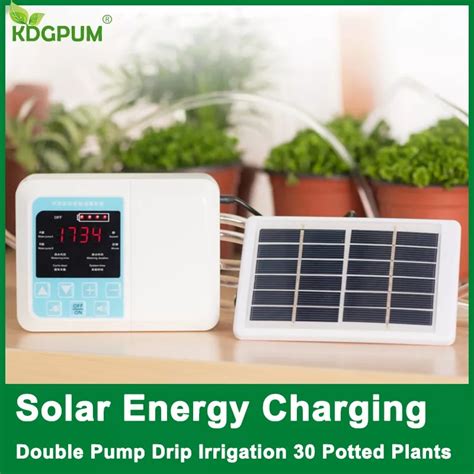 New Intelligent Garden Automatic Watering Device Solar Energy Charging