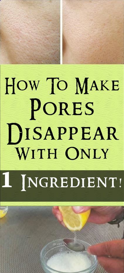 How To Make Pores Disappear With Only 1 Ingredient Health Pills