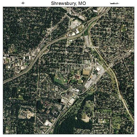 Aerial Photography Map Of Shrewsbury Mo Missouri