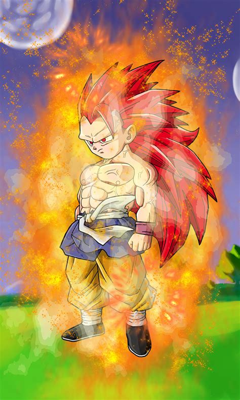 His rival is vegeta, who always wishes to surpass him in any means possible. Super Saiyan 3 God Kid Goku GT W/Aura by ...