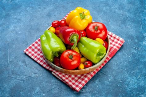 Free Photo Bottom View Fresh Vegetables Cherry Tomatoes Different