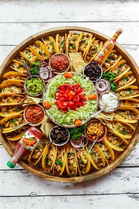 At new idea food we understand that everyone's tastes, expertise and budgets are different which is why we've got a menu for just about everyone. Easy Taco Recipe Dinner Board | Easy taco recipes, Party ...