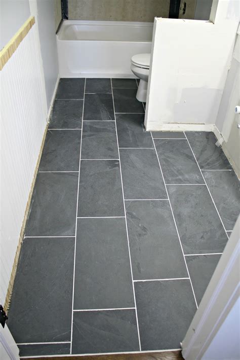 How To Tile A Bathroom Floor Its Done White Homes