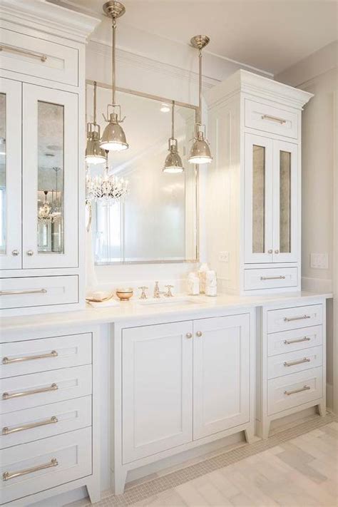 Crown your bathroom vanity with a mirror that reflects your personal style. Creative Ways to Incorporate Built-In Cabinetry