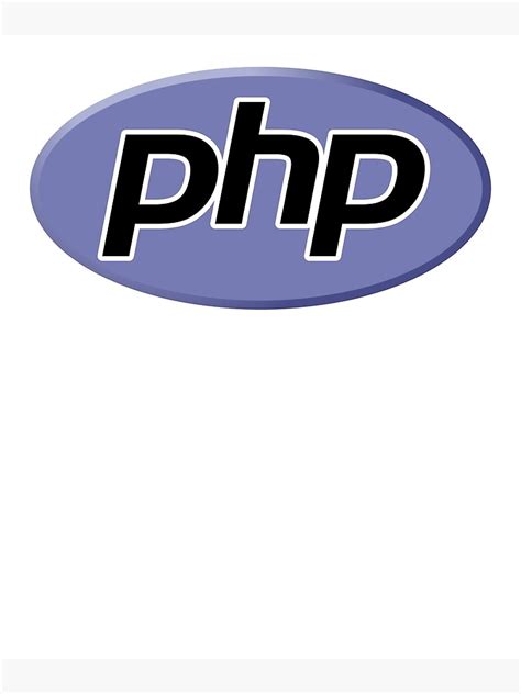 PHP Programming Language Official Logo T Shirt Framed Art Print For