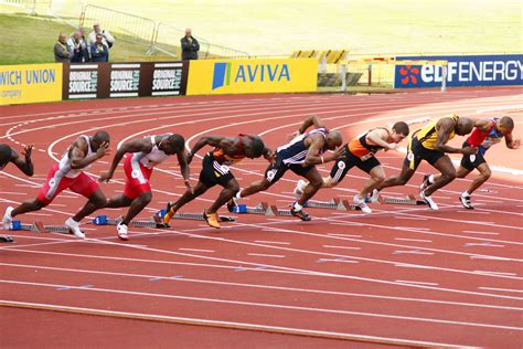 Maybe you would like to learn more about one of these? File:Mens 100m finals British Champs and Olympic Trials.jpg - Wikimedia Commons