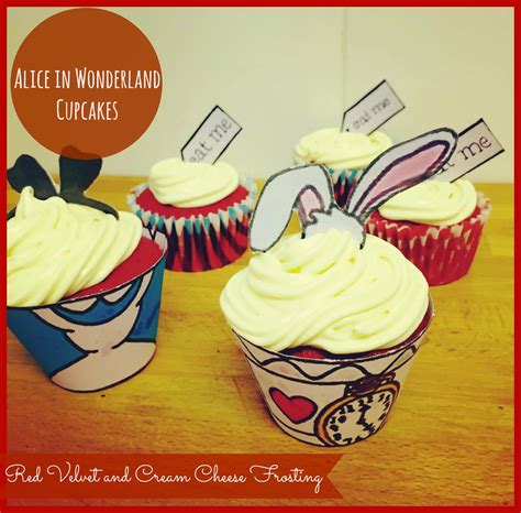 What a fun fun birthday party idea it was ! Bookish Recipe: Red Velvet Alice in Wonderland Cupcakes - Alba in bookland