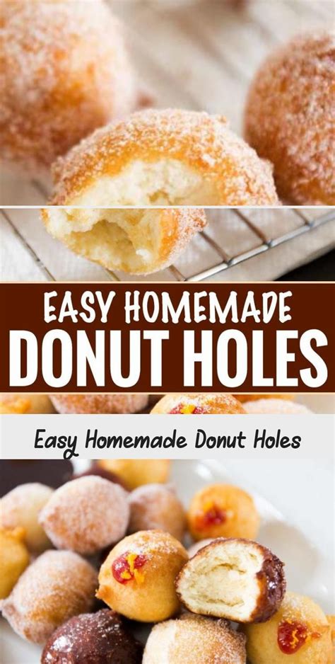 Easy Homemade Donut Holes Chicken Recipes Homemade Donuts Recipe