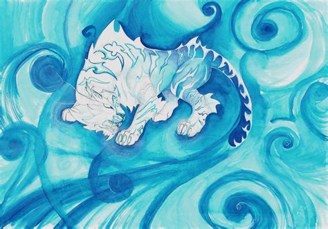 Xuen The White Tiger By Esperanta Dragon On Deviantart