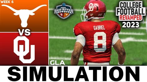 Texas Vs Oklahoma Week 6 Simulation Ncaa 14 College Football
