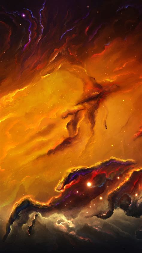Wallpaper Nebula Interstellar Galaxy Milky Way 8k