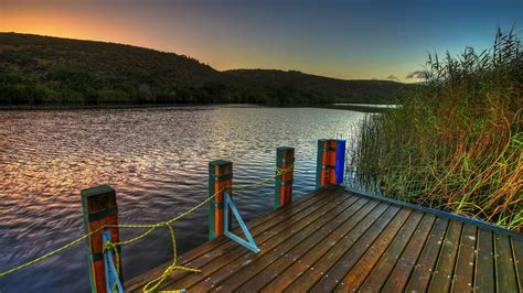 1144095 Sunset Sea Lake Water Reflection Evening Morning River