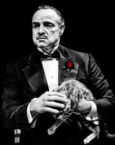 Because a man who doesn't spend time with his family can never be a real man. The Godfather - Marlon Brando as Don Vito Corleone holding ...