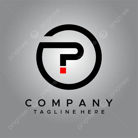 Letter P Logo Vector Art Png Circular Letter P Op Flat Vector Logo