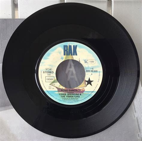 Chris Spedding And The Vibrators 1976 Punk 45 Pogo Dancing Germany 🇩🇪 Ebay
