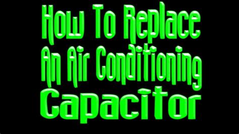 The capacitor part itself costs only $10 to $50. How To Replace An Air Conditioning Capacitor - YouTube