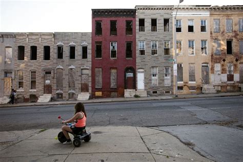Ghost Town Urban Blight In Baltimore