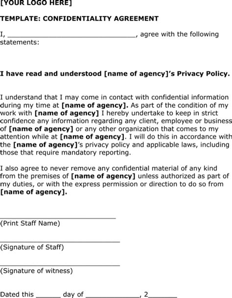 basic  disclosure agreement simple form