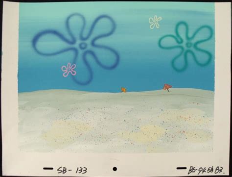 Original At The Beach Background Spongebob Animation