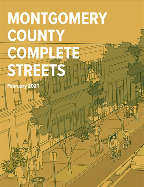 Complete Streets Design Guide Montgomery Planning