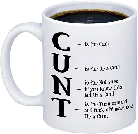 Adult Humour Rude Cup Unt Mug Cunt Mug Cunt Coffee Cup