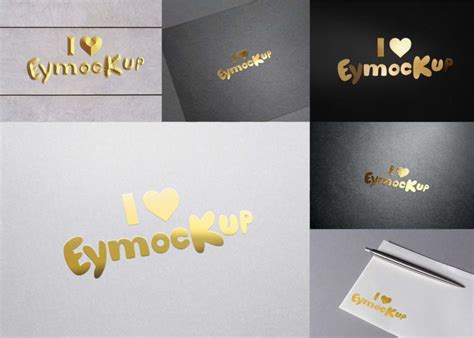 Gold Logo Mockup Psd By Arun Kumar On Dribbble