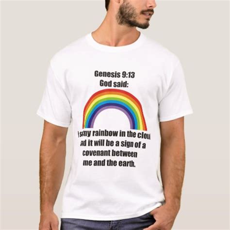 Gods Rainbow Covenant T Shirt Zazzle