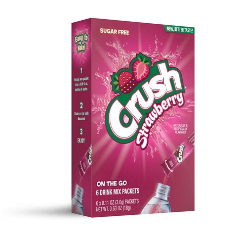 Crush Powder Drink Mix Strawberry