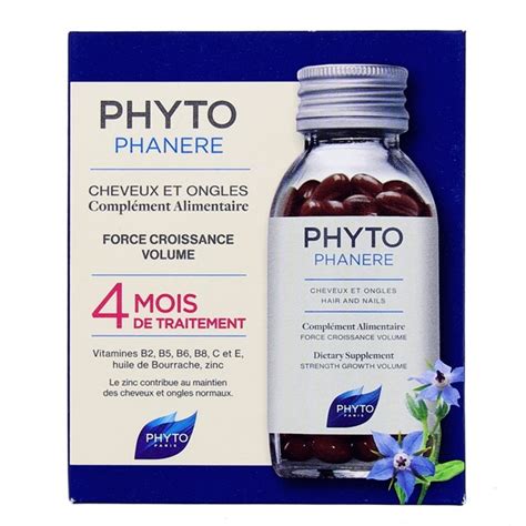 Phytophanère Cheveux et Ongles 2x120 capsules Phyto
