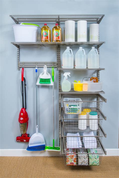 Cleaning Supply Storage Transitional Closet Other By After