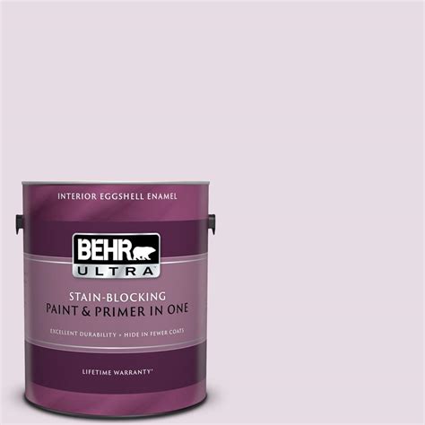 Behr Ultra 1 Gal 680e 2 Iced Mauve Eggshell Enamel Interior Paint And