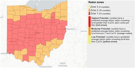 Radon Danger Zones In Ohio Which Areas Have The Highest Levels