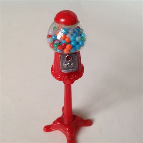 Vintage Miniature Bubble Gum Machine By Homagetojackvintage
