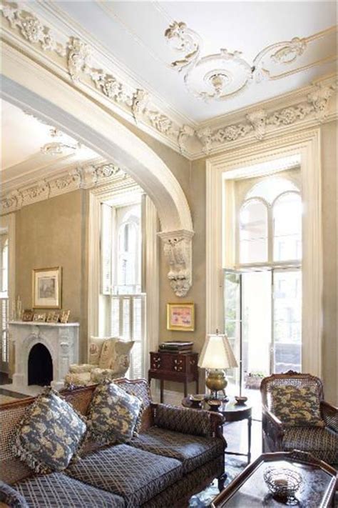 Explore other categories in this blog or check back later. Historic Home in Savannah Georgia - love the molding ...