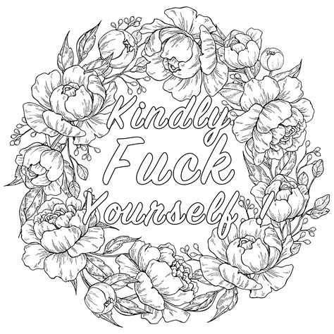 Sweary Coloring Pages Free
