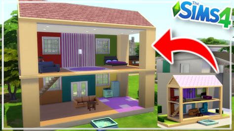Dollhouse Challenge🏡 The Sims 4 Speed Build Youtube