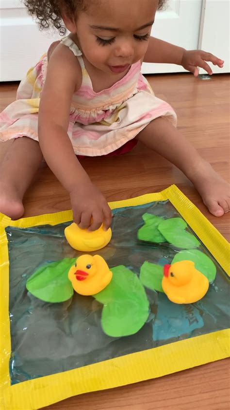Rubber Duck Pond Sensory Bag Happy Toddler Playtime Toddler