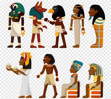 Ancient Egyptian Man Dancing Cartoon Vector Clipart Friendlystock