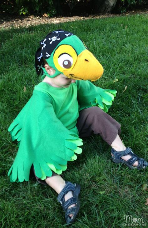 And that's exactly what this sweet little diy parrot costume is. DIY Skully Parrot Costume from Disney's Jake & the Never Land Pirates