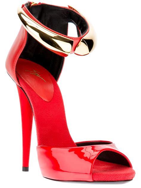 Giuseppe Zanotti Stilettos Stiletto Heels Pumps Red Shoes Cute