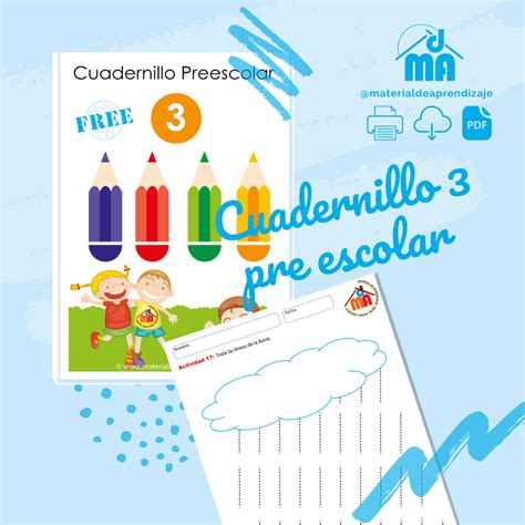 Cuadernillo Preescolar 3 19 Fichas De Aplicación