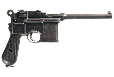 Mauser Model 1896 Broomhandle Semi Automatic Pistol With Von Lengerke