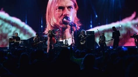 Nirvana Inducted To Rock And Roll Hall Of Fame Bbc News