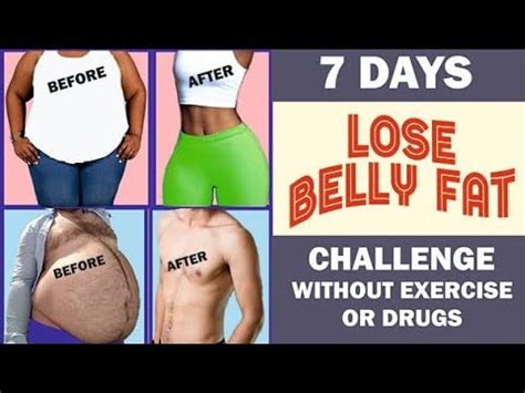 It's a complete myth that starving yourself will help get rid of belly fat and lose weight in just 7 days. Natural Way To Lose Belly Fat At Home | Reduce Weight In 7 Days. - YouTube