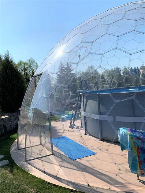 Aura Dome Pool Cover Pool Cover Dome Greenhouse In Ground Pools