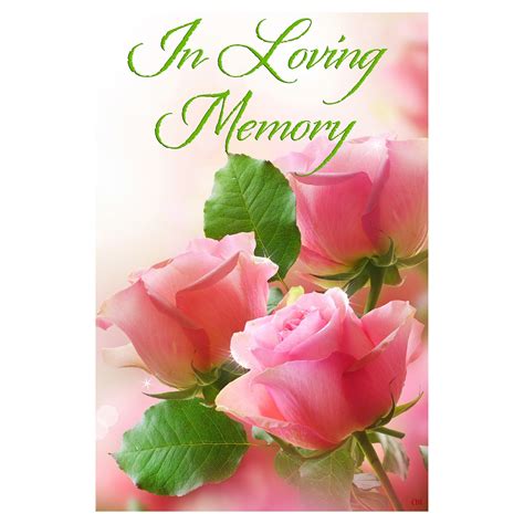 In Loving Memory Background Template